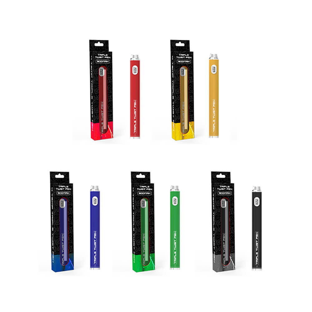 Luzid Triple Twist 510 Battery 900mAh - 10pc Display