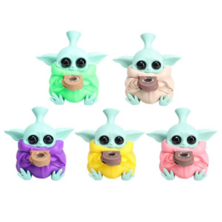 Non branded (Hand Pipe)(1-Pack) SHP12 Baby Yoda Silicone Hand Pipe