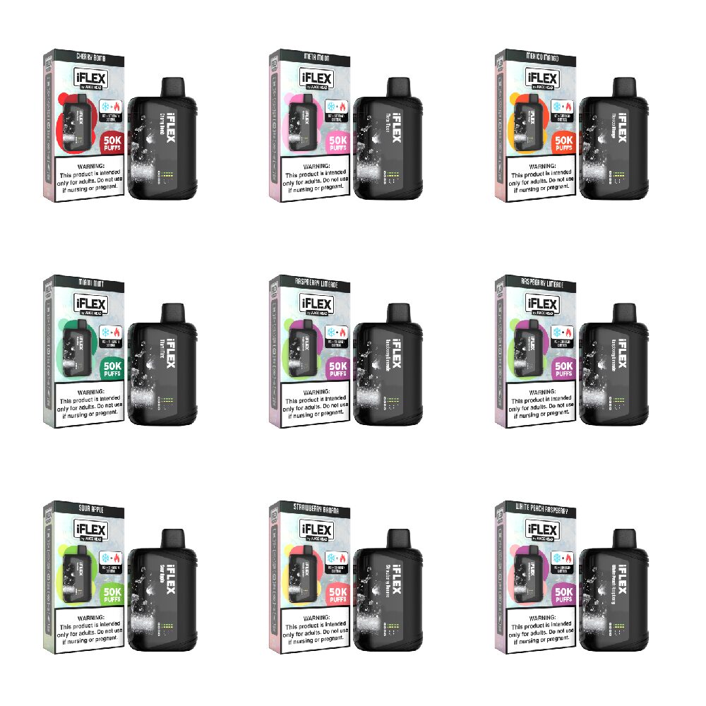Juice Head iFlex Nixodine (Dispo) (50000Puff)(18mL) - MOQ 5