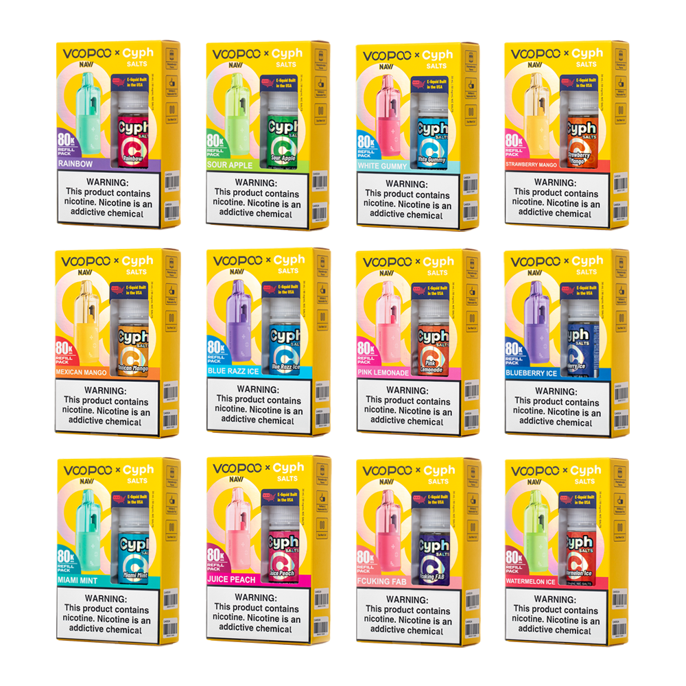 Voopoo Navi 80K Refill Pack (Empty Pod) + Cyph (LIQ Salt)(30mL) Bundle