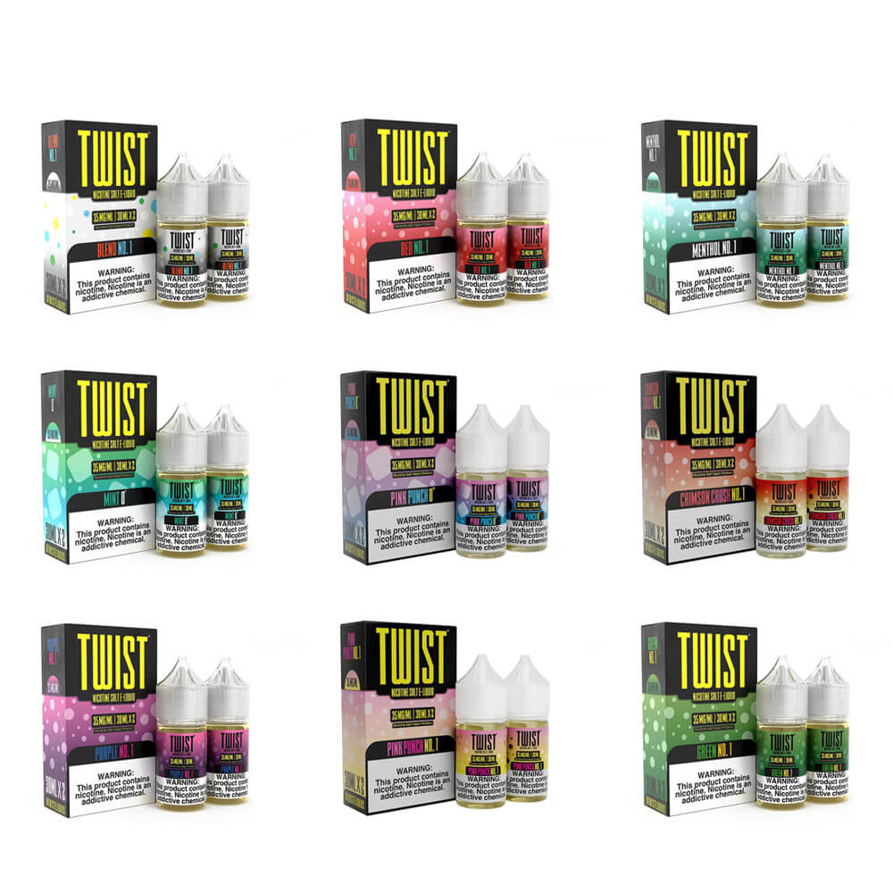 Twist Salts Series E-Liquid 60mL - Salt Nic - 30mL 2-Pack - Image 55