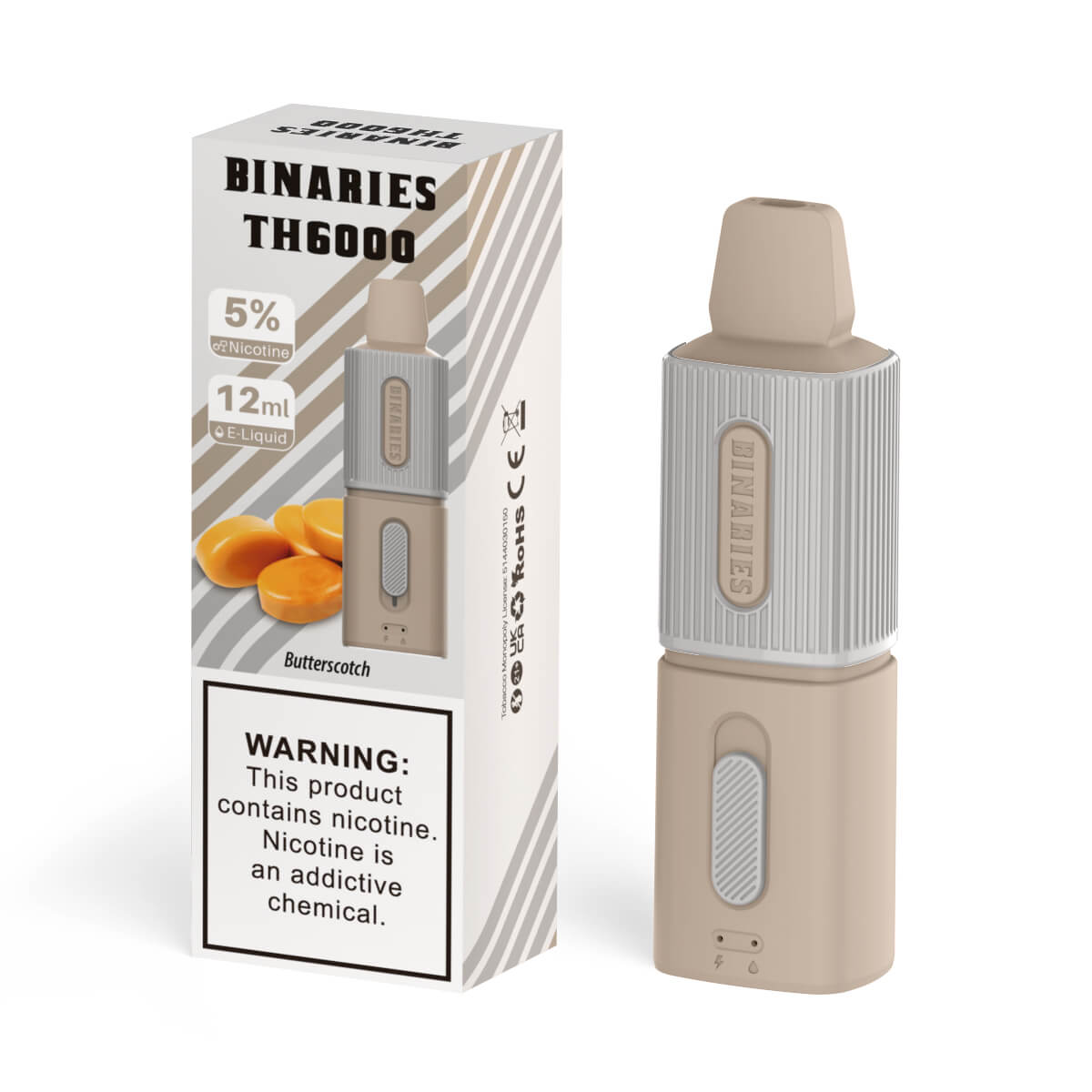 HorizonTech Binaries Cabin Disposable 6000 Puffs 12mL 50mg - MOQ 10 - Image 5