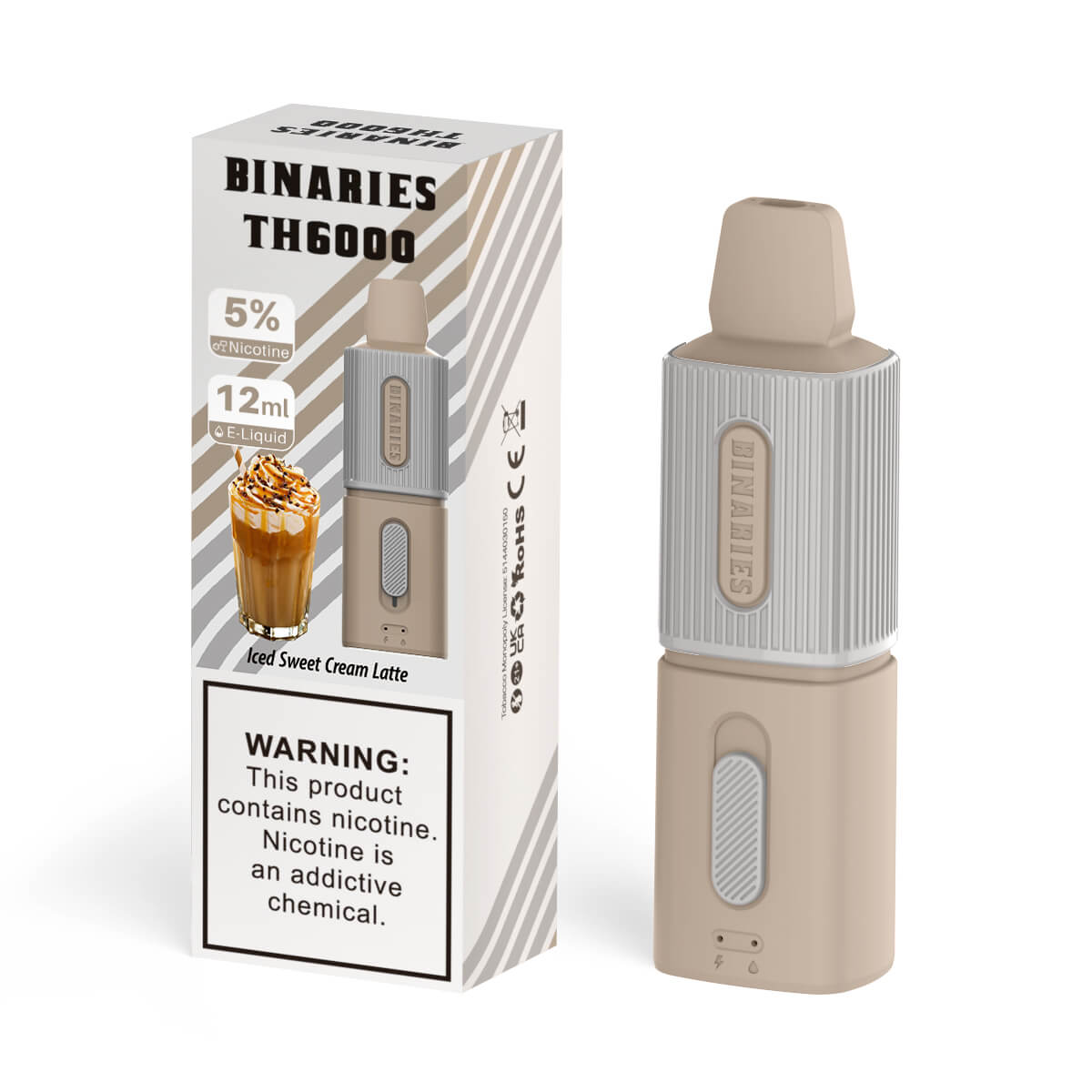 HorizonTech Binaries Cabin Disposable 6000 Puffs 12mL 50mg - MOQ 10 - Image 21