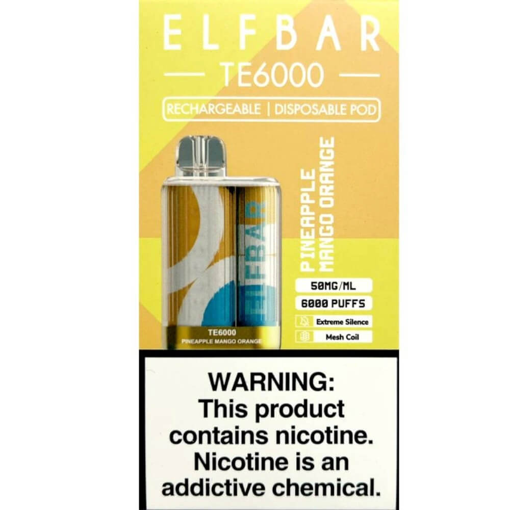 Elf Bar TE6000 Disposable 6000 Puffs 13mL 40-50mg - MOQ 10 - Image 15