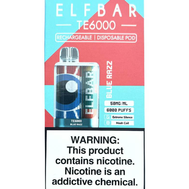 Elf Bar TE6000 Disposable 6000 Puffs 13mL 40-50mg - MOQ 10 - Image 3