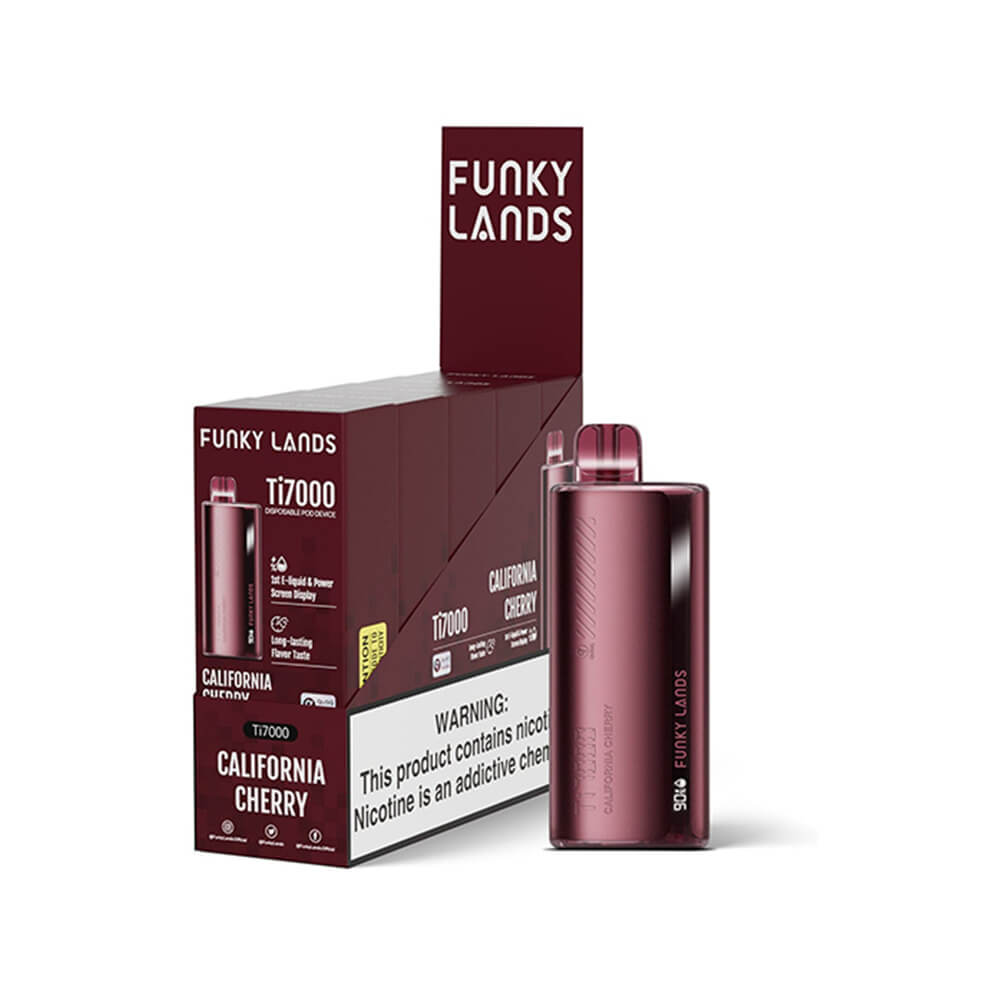 Funky Lands Ti7000 Disposable 7000 Puffs 12.8mL 40-50mg - MOQ 5 - Image 8
