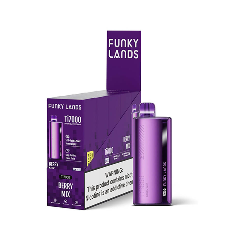Funky Lands Ti7000 Disposable 7000 Puffs 12.8mL 40-50mg - MOQ 5 - Image 3