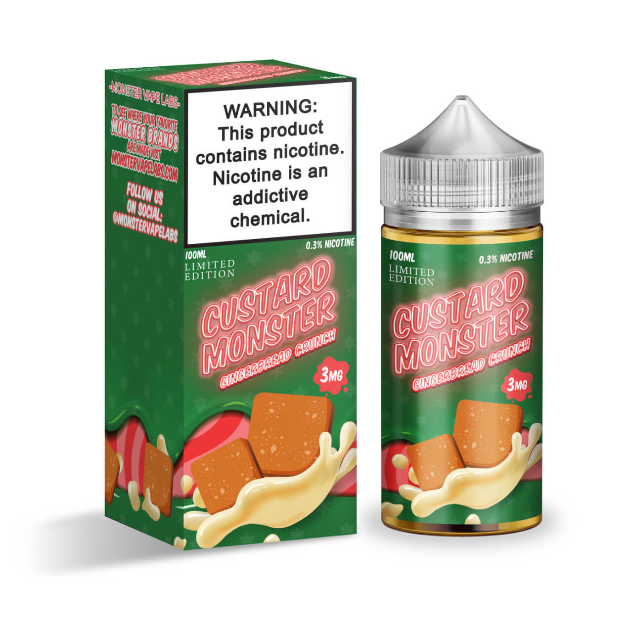 Jam Monster Series E-Liquid 100mL - Freebase - Original, Ice, Lemonade, Etc. - Image 7