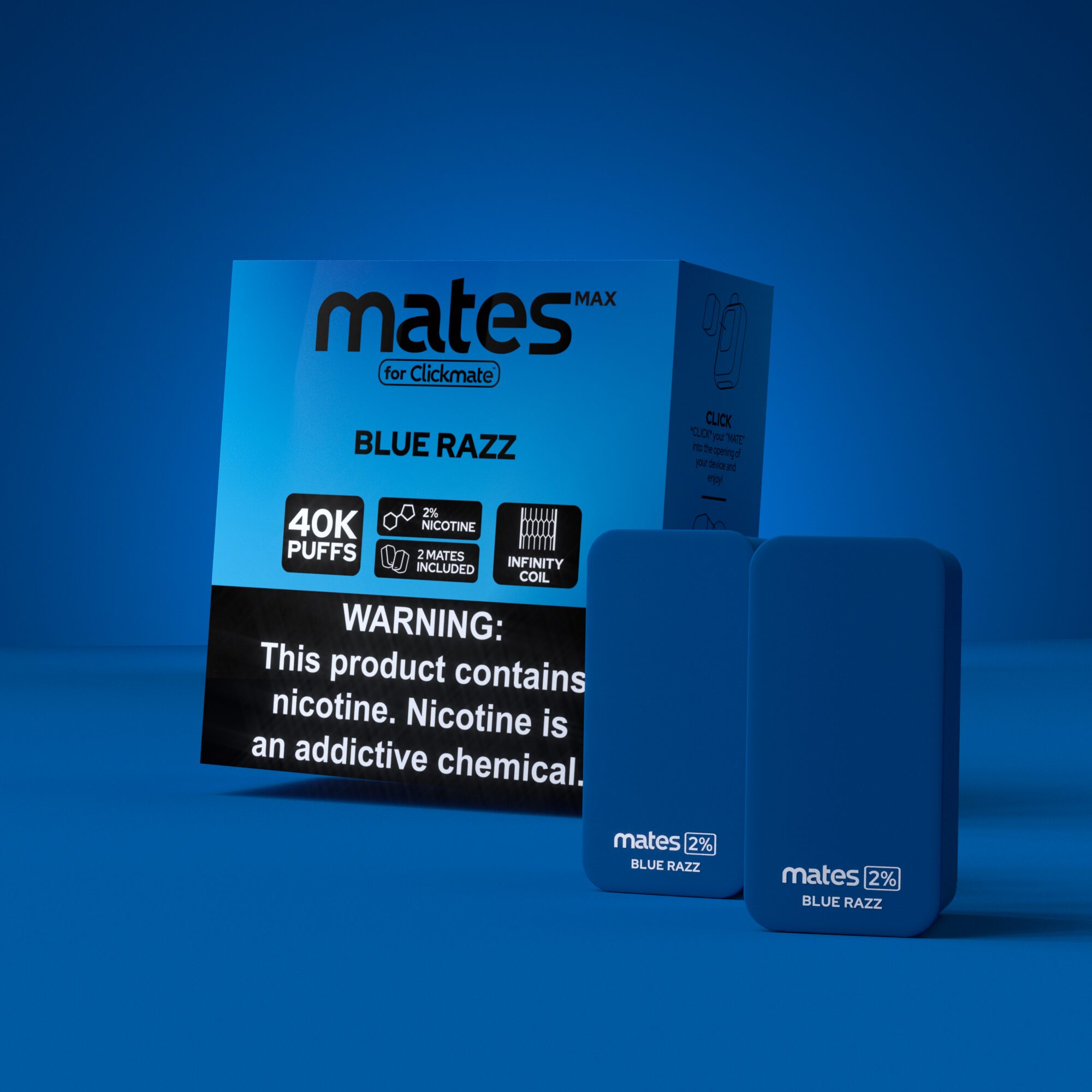 7Daze Clickmates 5% Prefilled Mates MAX - 2-Pack - Image 2