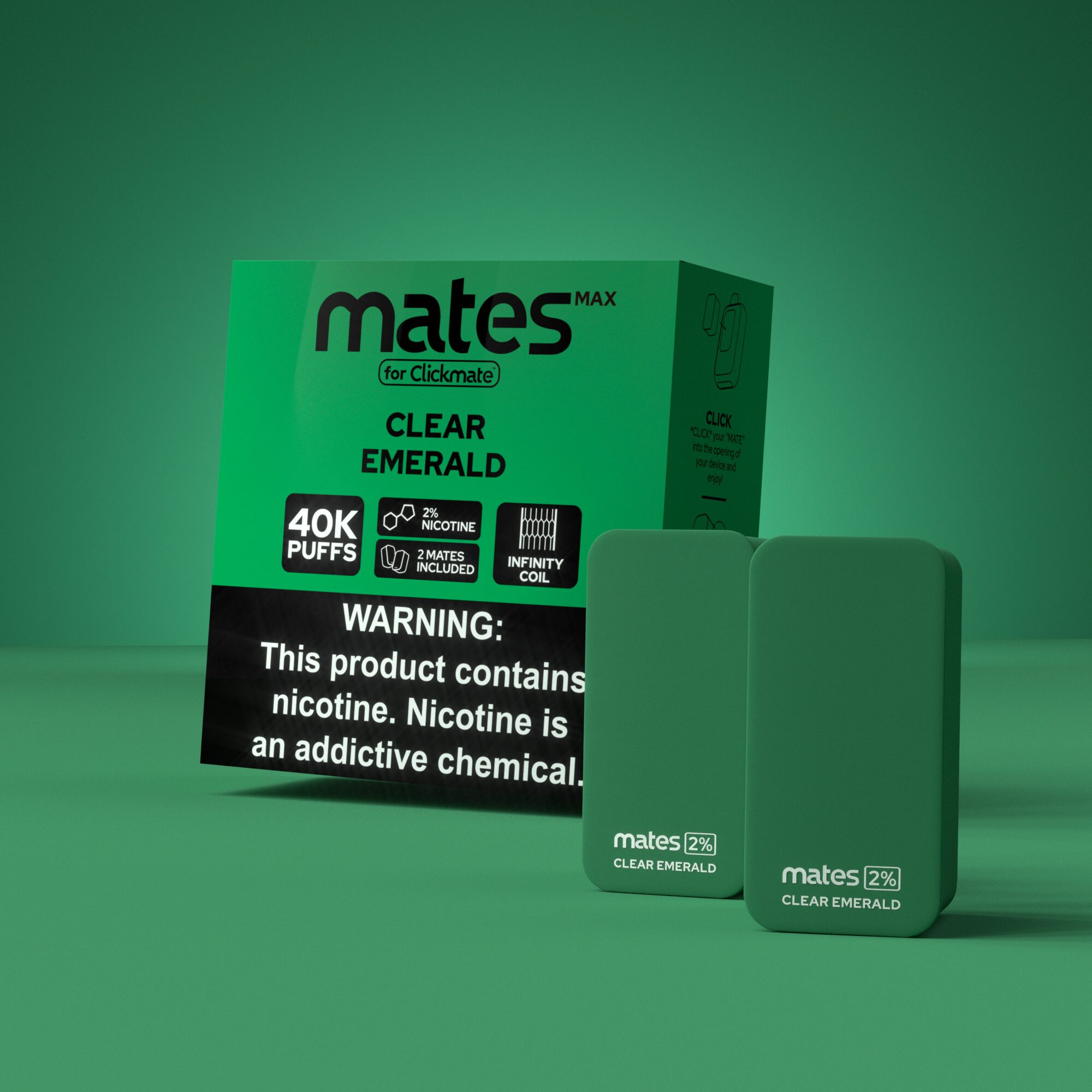 7Daze Clickmates 5% Prefilled Mates MAX - 2-Pack - Image 5