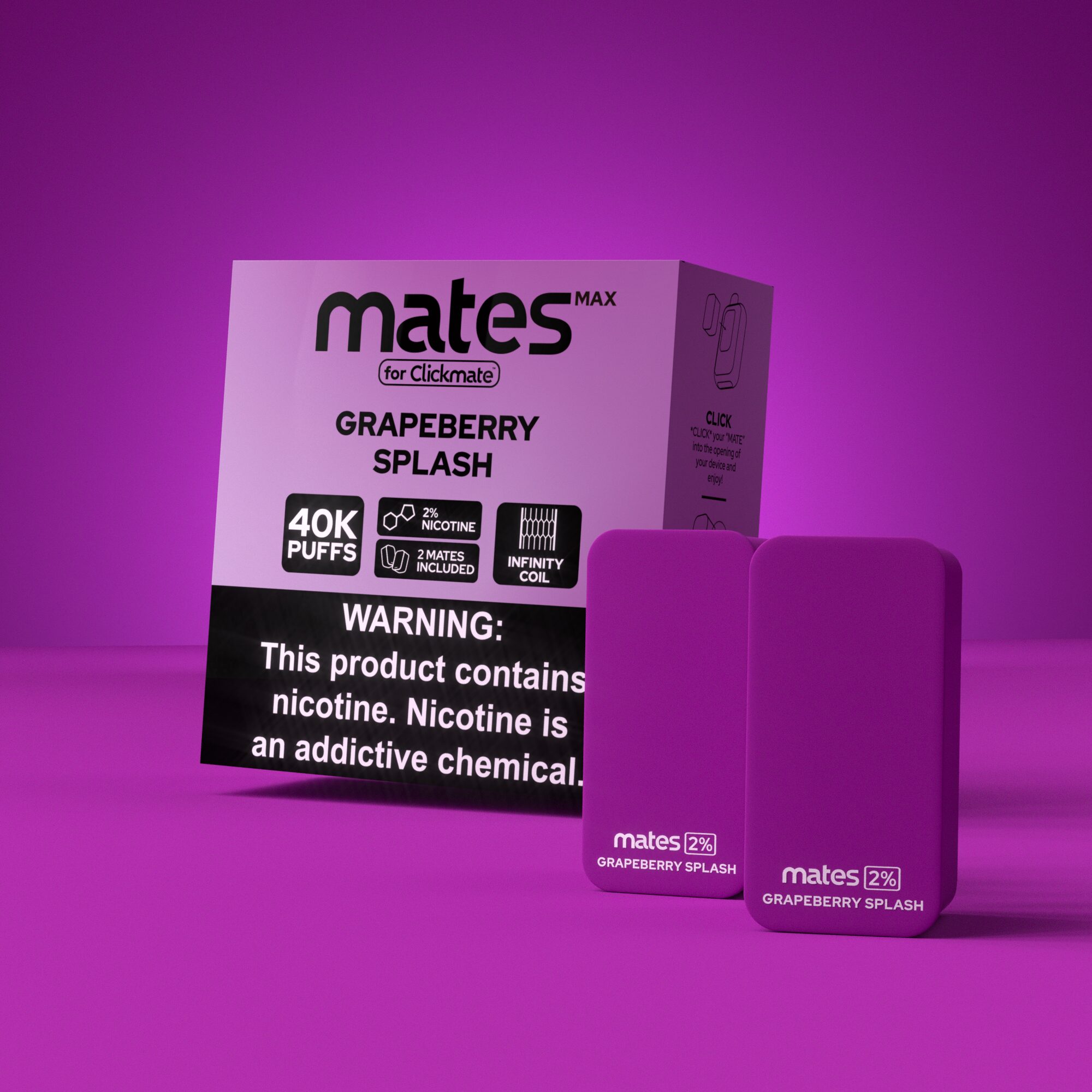 7Daze Clickmates 5% Prefilled Mates MAX - 2-Pack - Image 8