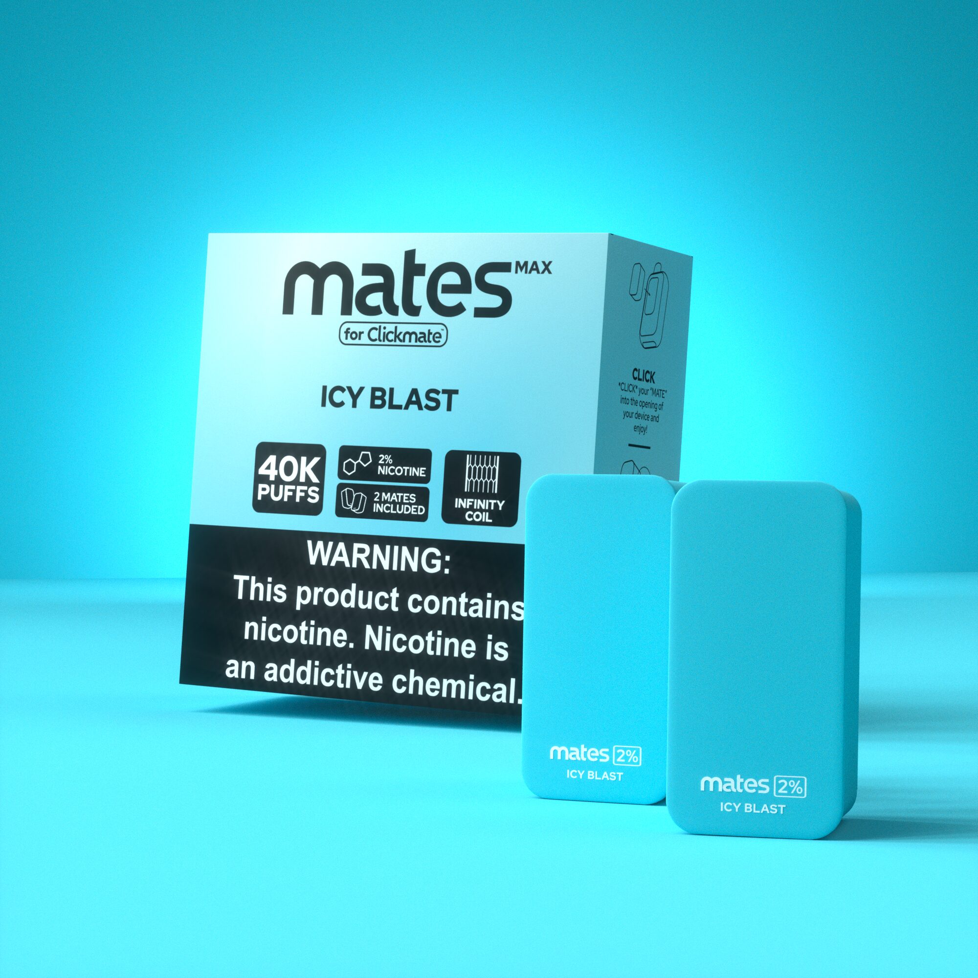 7Daze Clickmates 5% Prefilled Mates MAX - 2-Pack - Image 11
