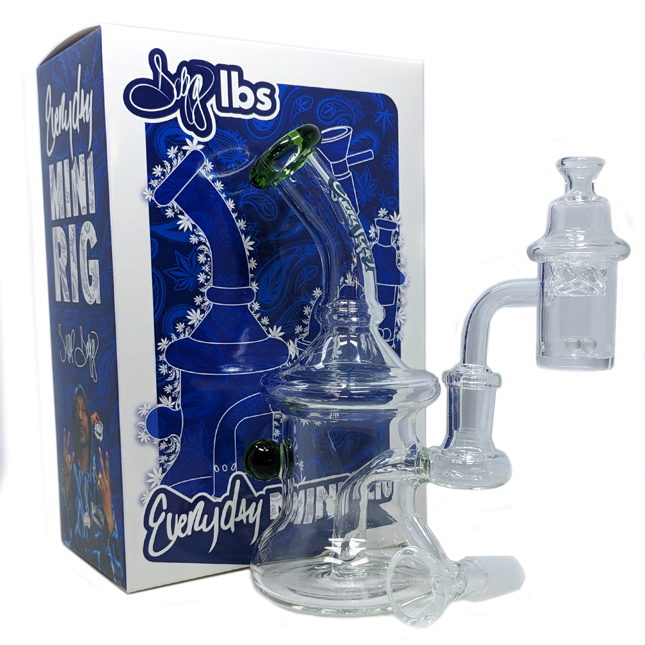 Dogg Lbs (Water Pipe) DLWP0029-0030 Everyday 6.5" Mini Rig Hydrant Box Set with Banger & Carb Cap - Image 5