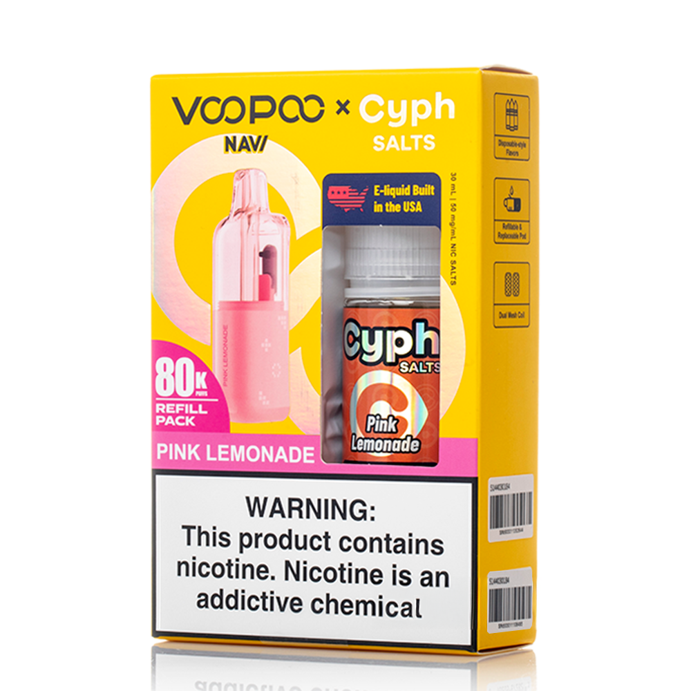 Voopoo Navi 80K Refill Pack (Empty Pod) + Cyph (LIQ Salt)(30mL) Bundle - Image 6