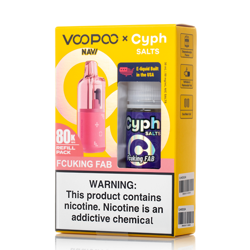 Voopoo Navi 80K Refill Pack (Empty Pod) + Cyph (LIQ Salt)(30mL) Bundle - Image 11
