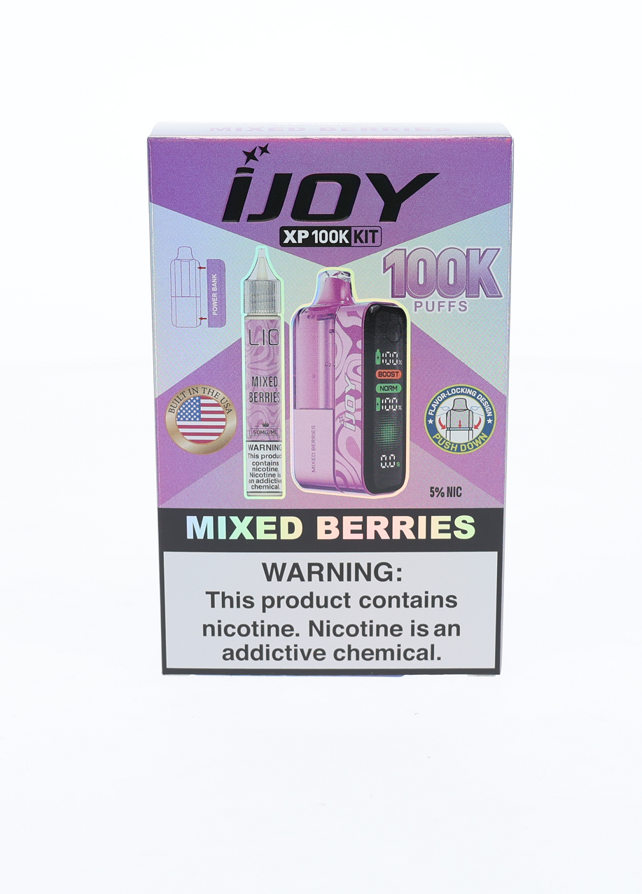 iJoy XP100K (Dispo) (100,000Puff)(18mL) + 15mL (LIQ Salt) - Image 13